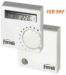 Poza Termostat ambiental cu radiofrecventa Ferroli FER 9 RF cu programare
